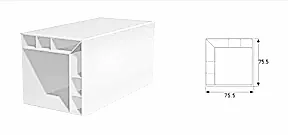 90 Dönüş Kutu Profili