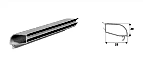 20 mm Çift Cam Çıta Profili