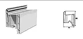 İçe Açılır Kilitli Kapı Profili