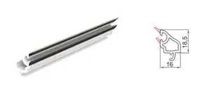 32 Mm Üç Cam Çıta Profili