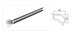 20 Mm Çift Cam Çıta Profili / Yeni