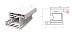 İçe Açılır Kapı Profili