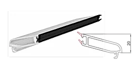 5 Mm Tek Cam Çıta Profili