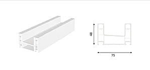 Kasa Profili  (75mm)