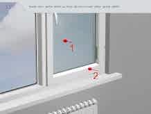 Kanat camı yerine takılır ve önce alt kısmın cam çıtası yerine çakılır.